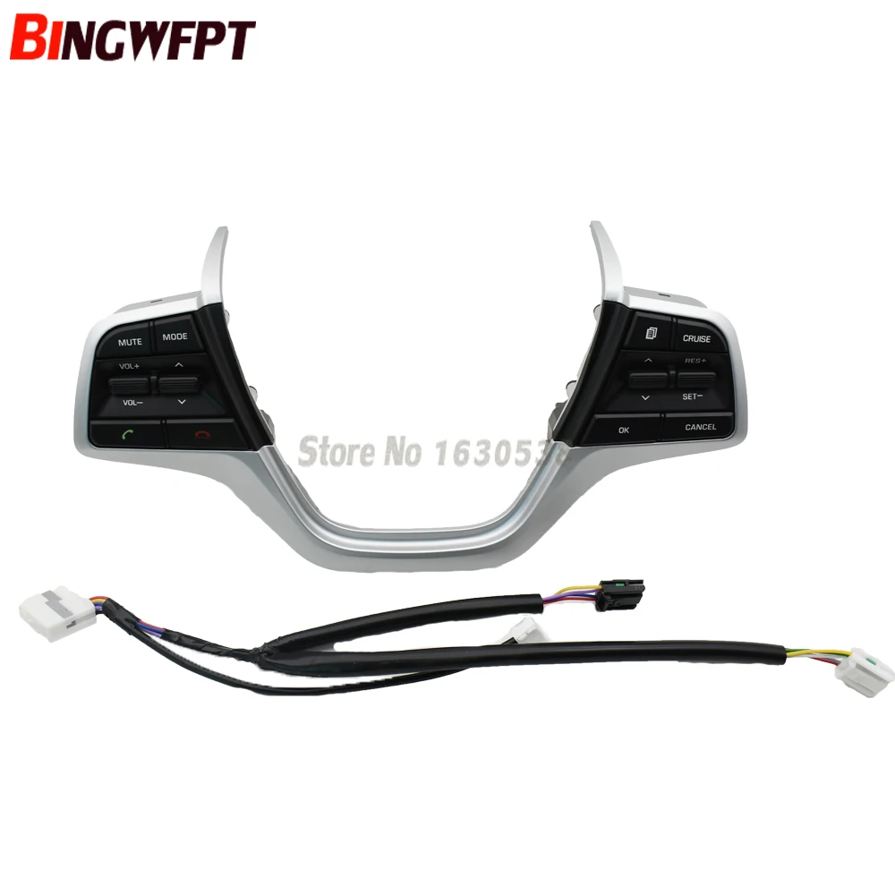 Автомобильный Bluetooth кнопочный регулятор громкости канал телефон круиз контроль руль кнопки переключатель для hyundai Elantra 1.6L