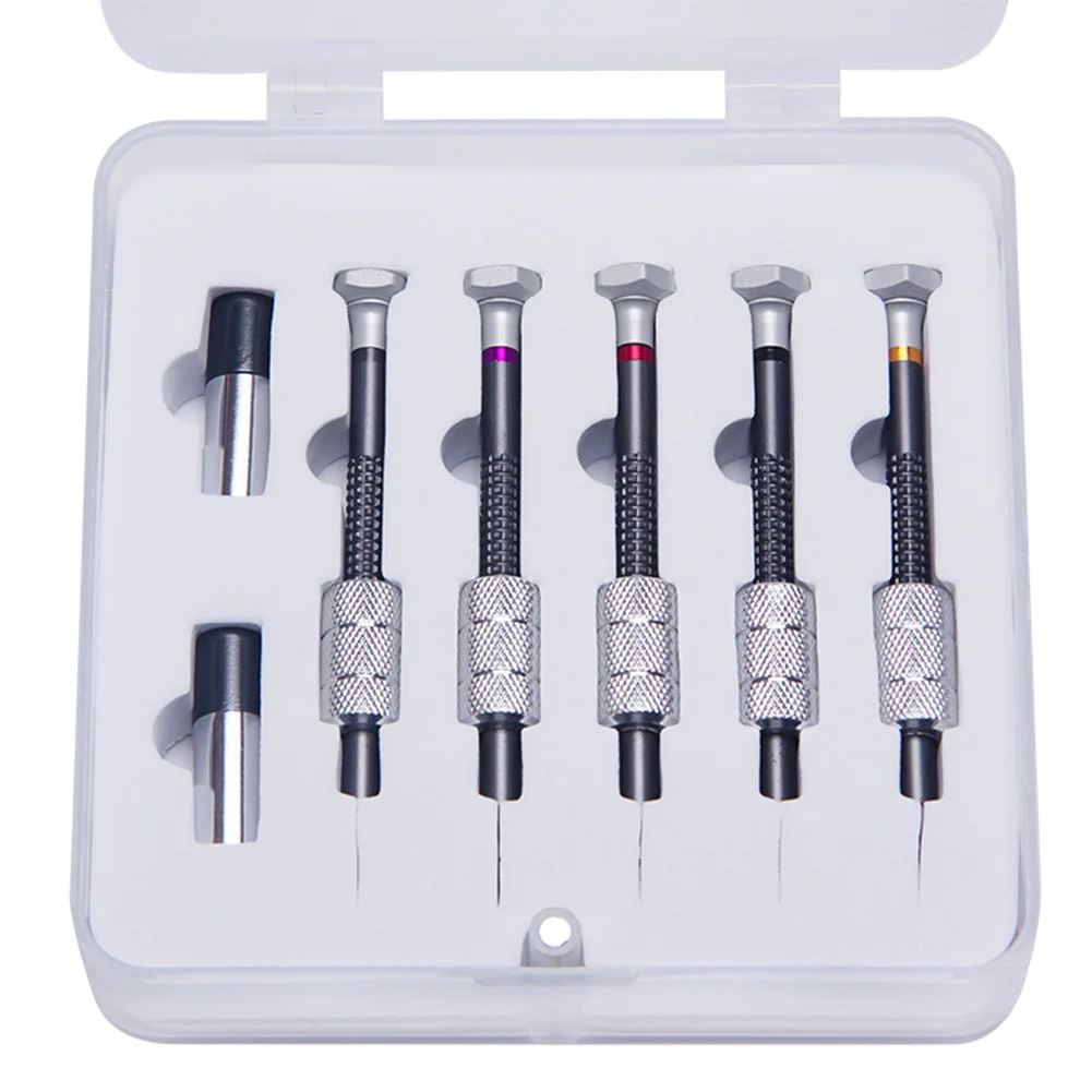 5 шт. отвертка для разборки Набор Высокая точность отвертка для часовщиков мобильный телефон часы с крестом Инструменты для ремонта многоцелевой