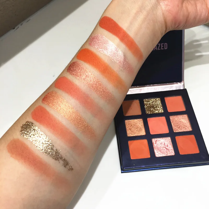 BEAUTY GLAZED нюдовые блестящие тени для век Матовая Мерцающая палитра стойкая