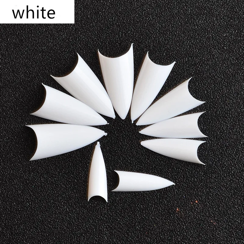 

500 pieces of finished nail fake nails French pointed nails Simple multi-size fake nails nails art tools