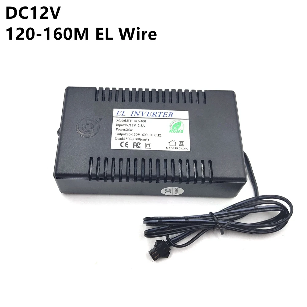 DC 3V AA батарея 5V USB 12V адаптер питания драйвер контроллер инвертор для 1-220M электролюминесцентный провод el светильник - Цвет: 12V-(120-160M)