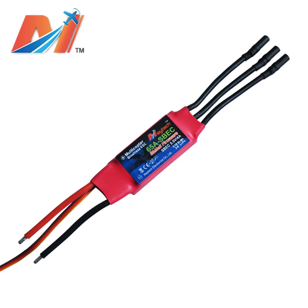 Maytech BLHeli RC самолет ESC 65A с 4A BEC внутри бесщеточный скоростной контроль мульти ротор игрушка компоненты