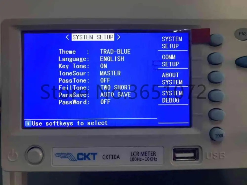 CKT10A Цифровой LCR метр частота 100 Гц, 120 Гц, 1 кГц, 10 кГц ESR метр дешевая цена RLC метр