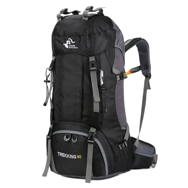 80L/60L походные рюкзаки для кемпинга, большая уличная сумка, рюкзак из нейлона, сверхлегкая Спортивная дорожная сумка из алюминиевого сплава, поддержка 1,65 кг