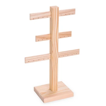 

Jewelry Stand Rack Solid Wooden Jewellery Display Holder for Bracelet Watch Bangle