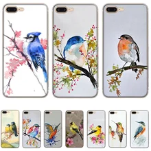 Чехол для мобильного телефона iPhone 11 Pro X XS Max XR iPhone 6 6S 7 8 Plus 5 5S SE, жесткий чехол с рисунком птицы, красивый корпус
