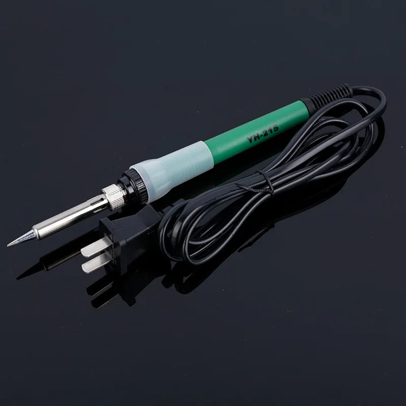 LAMEZIA 220V 60W Adjustable Temperature Electric Soldering Iron Pen Welding Tool Pencil Tip External Heat Type EU Plug
