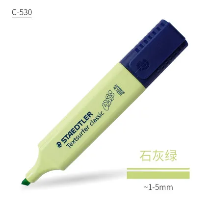 1 шт. Staedtler sharpie цветной хайлайтер 364 Детские макароны студентов с офисными бликами текст маркер для выделения ручка - Цвет: lemon green