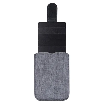 

Credit Coin Card Holder Adhesive Wallet Fashion Case Universal Pouch Stick On Phone Back Portable Canvas Pocket
