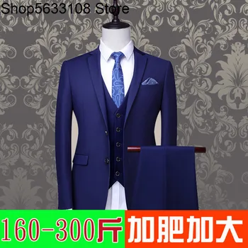 

plus size Suit Suit Male Fat Man Occupation Positive Loading Li Suit Best Man Tuan I Clothing Groom Marriage Dress