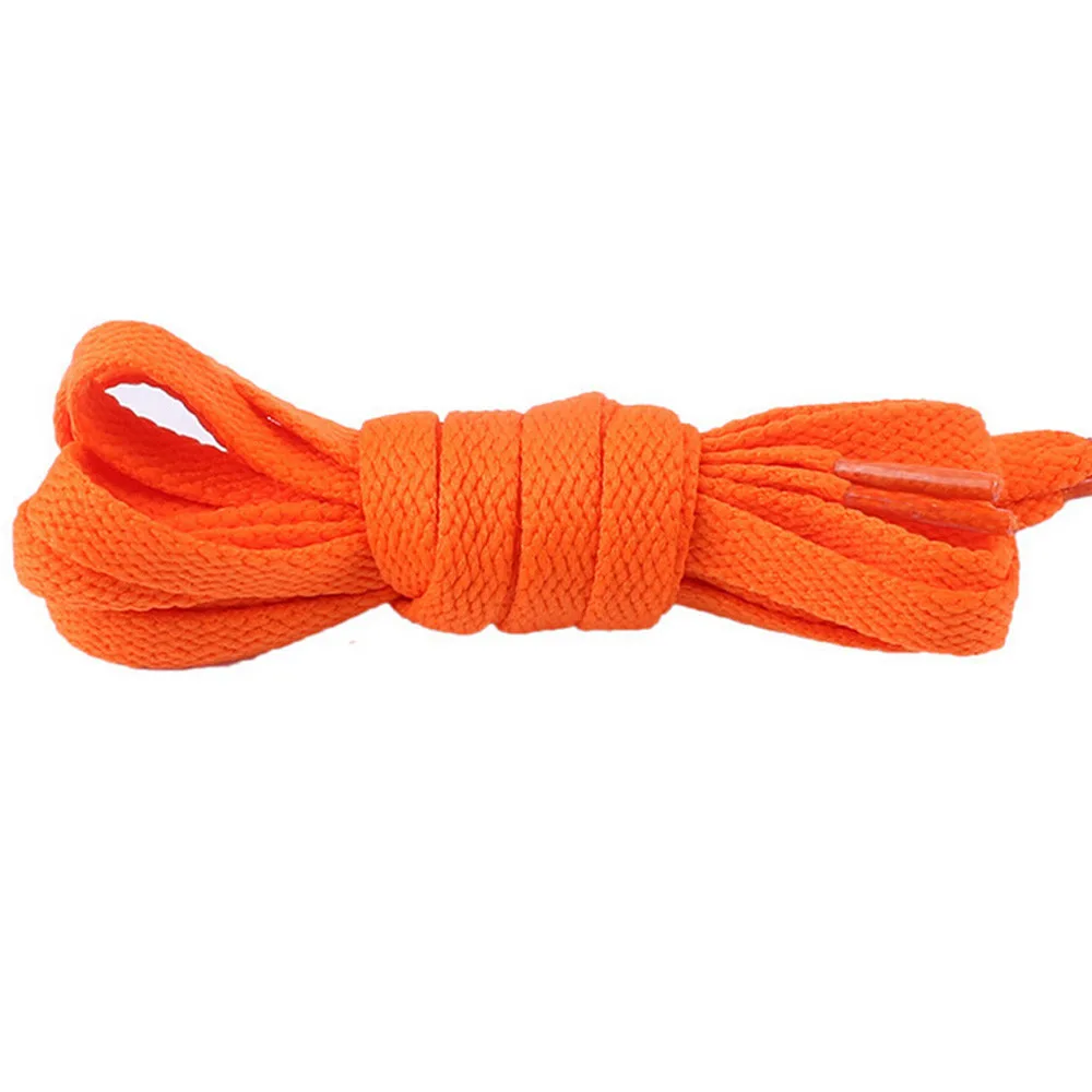 1 пара шнурков круглые эластичные шнурки для обуви для детей и взрослых шнурки для кроссовок быстросохнущие шнурки 19 цветов шнурки Zapatillas - Цвет: Orange
