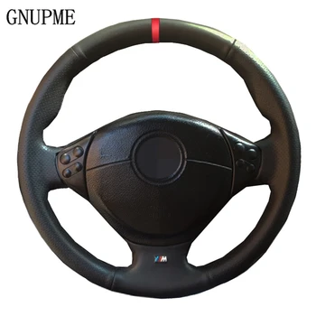 

Hand Sewing Artificial leather Car Steering Wheel Cover For BMW E39 5 Series 1999 - 2003 E46 3 Series 1999 - 2005 E53 X5 E36 Z3