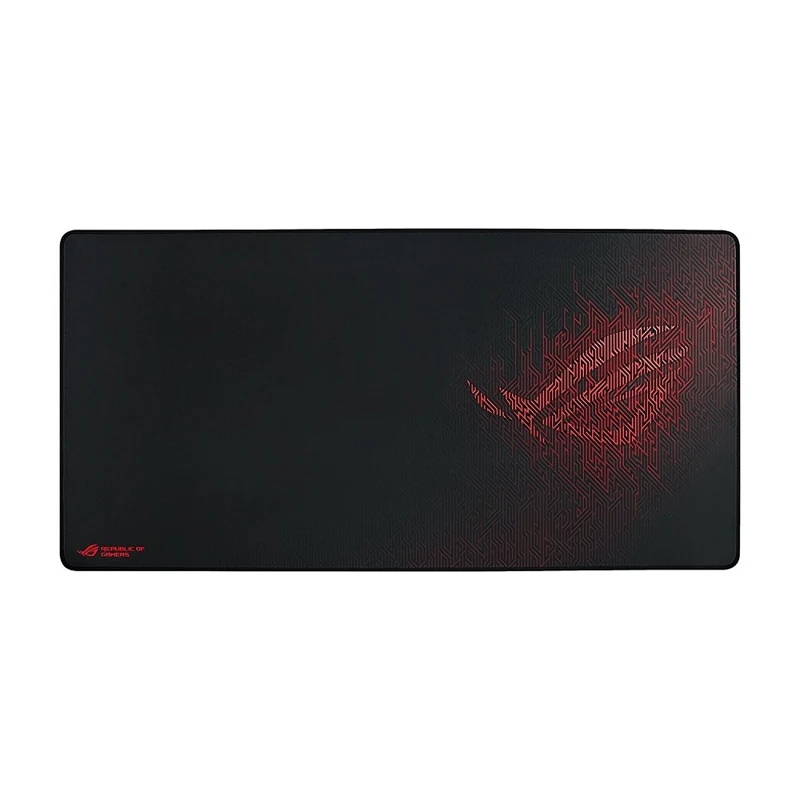 Коврик для мыши ASUS ROG Sheath bulk резиновая основа, тканевая поверхность, 900 x 440 x 3 мм, цвет: черный/красный