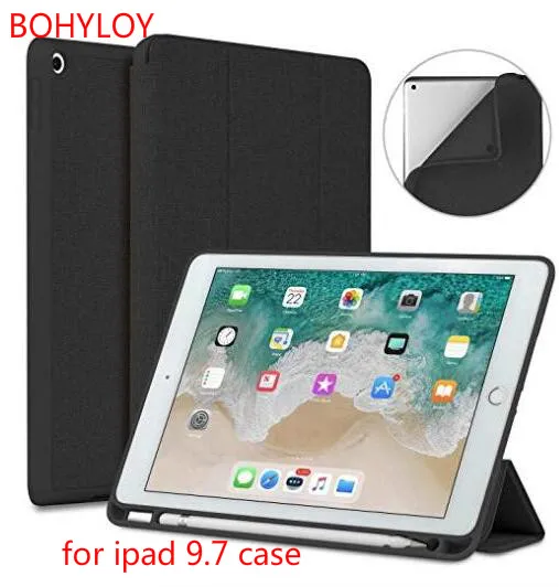 BOHYLOY Новый чехол для Apple новый iPad 9 7 до 2017/2018 Смарт Спящий Пробуждение