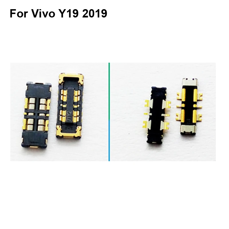 2 шт. внутренний разъем FPC держатель аккумулятора клипса контакт для Vivo Y19 2019 logic на