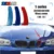 ZEMAR 3шт ABS Для BMW F20 F21 F40 Series 1 E87 E82 E81 E88 Car Racing Grille Strip Trim Clip M Power Performance Аксессуары