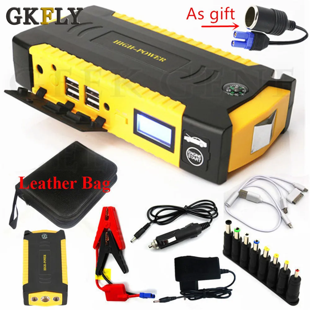  High Power Starting Device 12V 600A Portable Car Starter Auto Jumper Starter Petrol Diesel Car Char