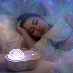 Projecteur de Ciel Étoilé Luminaire Décoratif avec LED d’Intérieur, Haut Parleur Bluetooth Idéal pour une Fête ou une Chambre d’Enfant 