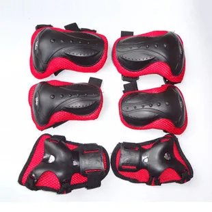 Защитная одежда для взрослых, для катания на коньках, мужская и женская, универсальная, стрекоза, скейтборд, коньки, велосипедный баланс, автомобильная защитная одежда - Цвет: Black Red One Size