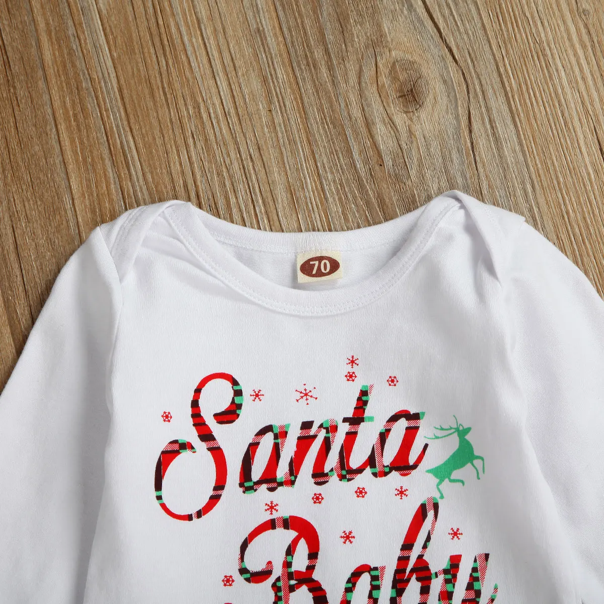 Комплект одежды для малышей, рождественские наряды для новорожденных девочек с Санта-Клаусом, боди с длинными рукавами, топы, юбка, повязка на голову, одежда