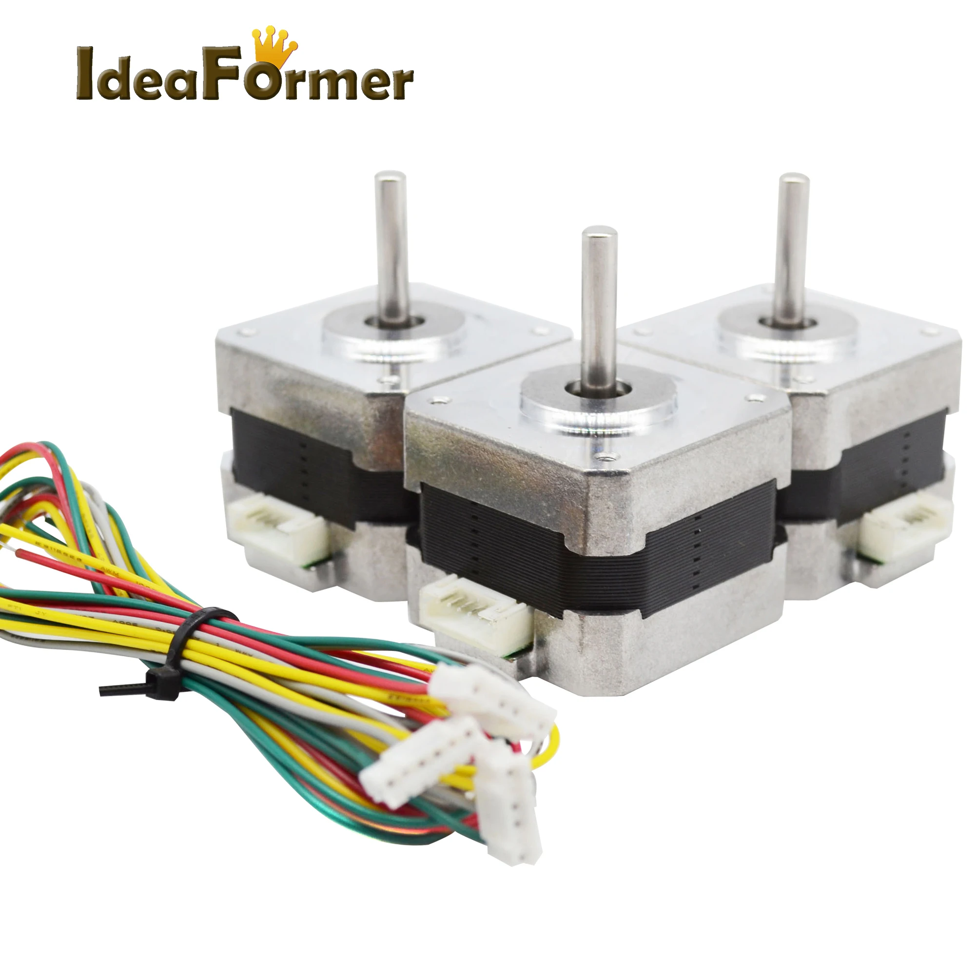 1Pc 3D Printer Parts Nema 17 Hybrid 42 Stepper Motor Height 34mm 2 Phases 1.8 degree 12V 0.4A 260mN.m for CNC Reprap