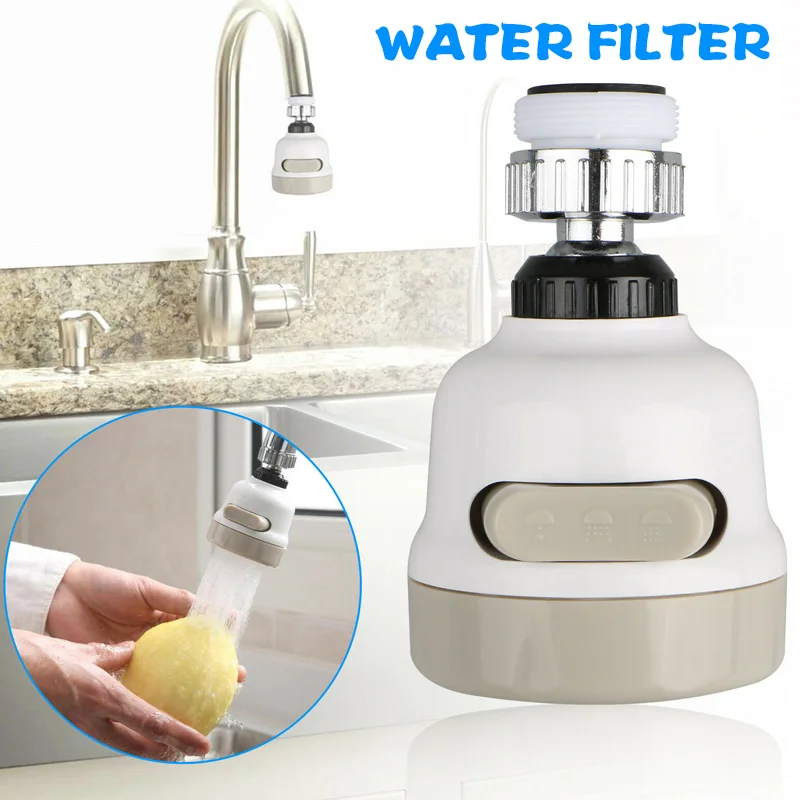 

Tap Aerator Diffuser Faucet Adapter Faucet Nozzle Filter Multi-Function Practical ABS Silicone Bathroom Water Connectors
