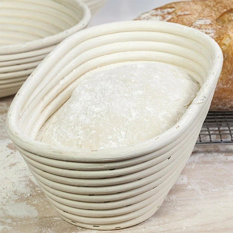 Круглая овальная ферментация хлеба из ротанга