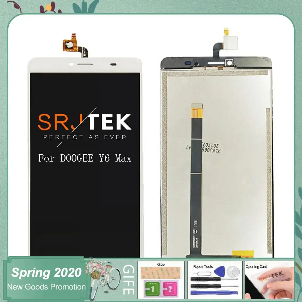 

5.5" For DOOGEE Y6 LCD Display Touch Screen Digitizer Assembly Repair Parts 100% Tested For DOOGEE Y6 Max LCD Screen 1920X1080