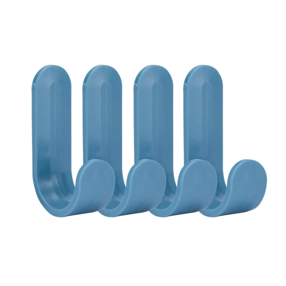 4 шт. Непобедимый крючок для полотенец бесследный набор крючков Бесплатный удар KitchBathroom дверной брелок вешалка для полотенец Держатель для полотенец#1208