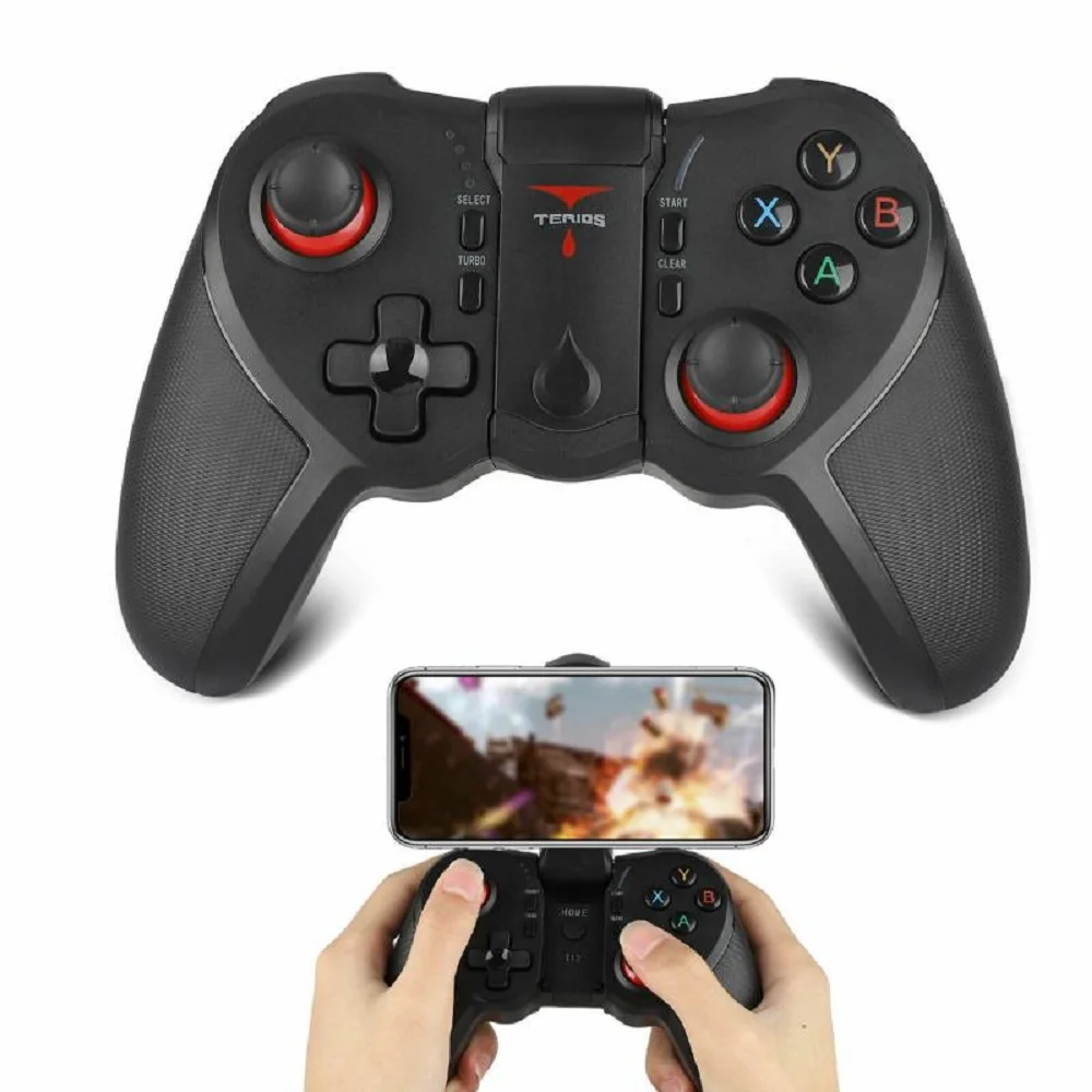 

T12 wireless bluetooth game handle game controller touch handle suitable for Android and ios mobile Bluetooth V3 wireless handle