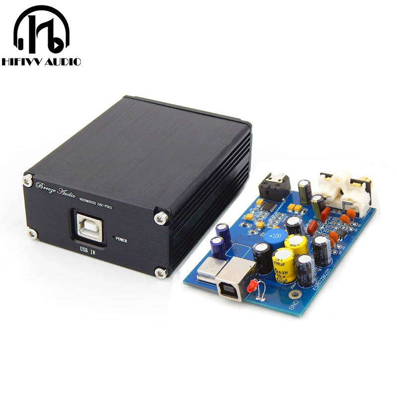 Интерфейсный USB декодер SPDIF ES9028Q2M + AD823 SA9023 ES9038 DAC компьютерная звуковая карта