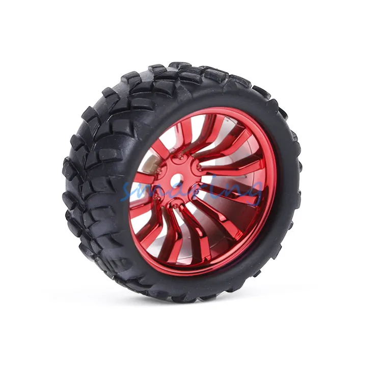 DC Geared Motor Wheel 72mm Robot Tires for Arduino RC Model Wheel DIY Smart Robotic Kit