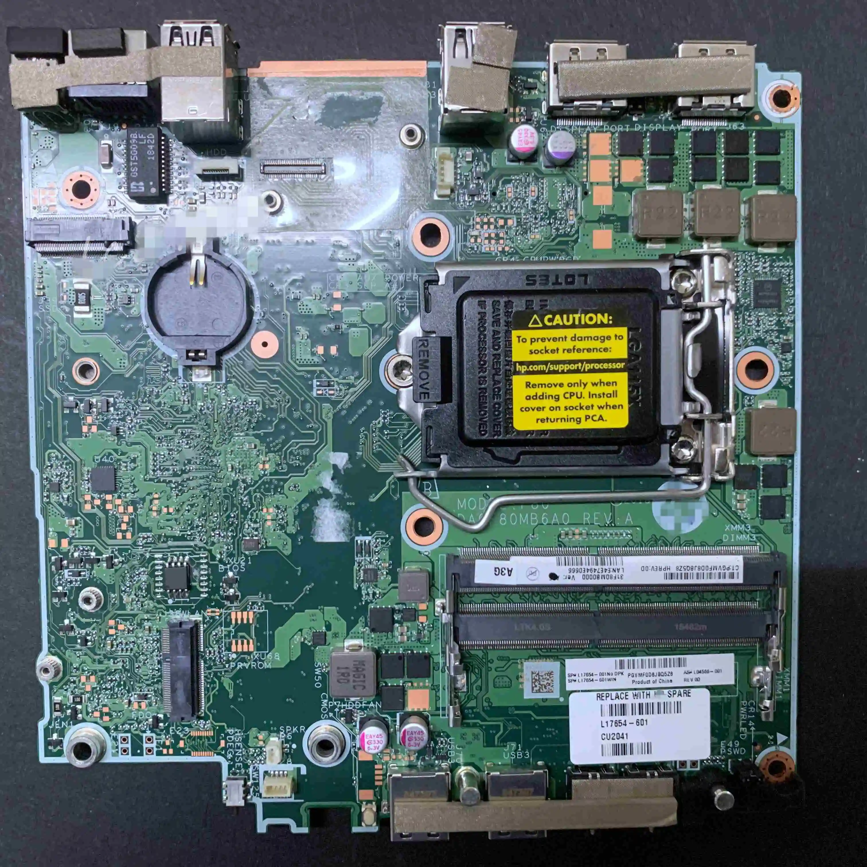 Nuovo Per Hp Prodesk 400 G4 Dm Scheda Madre L17654-001 L04566-001 Testato Ok Spedizione Gratuita