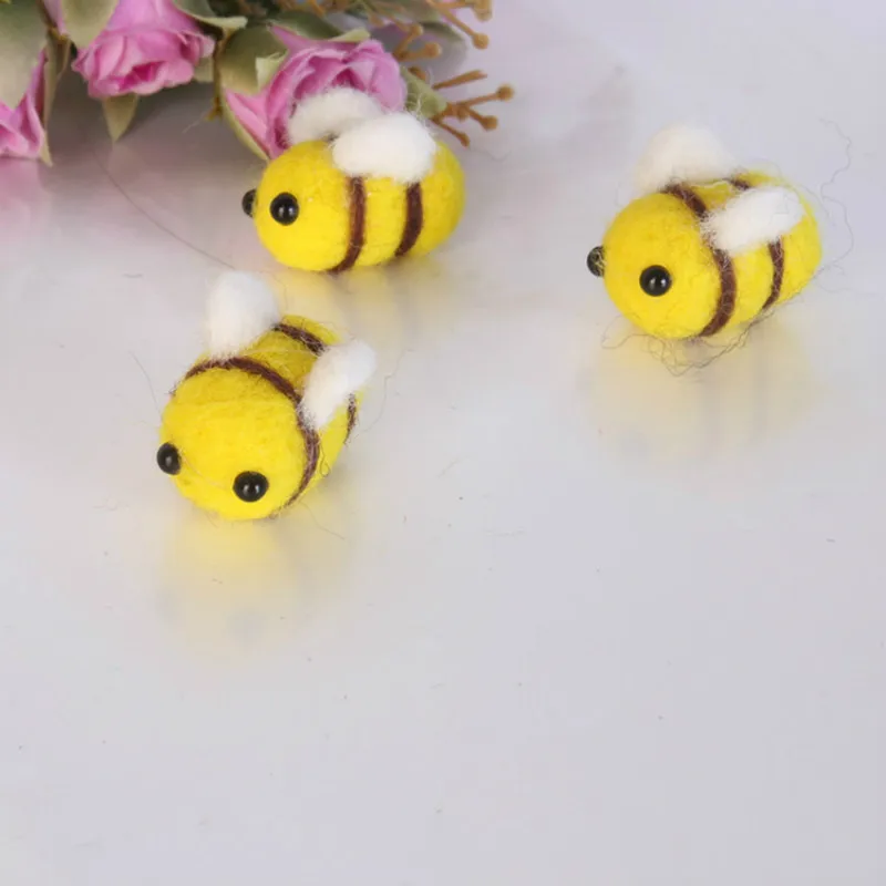 Felt Fabric DIY Ball Sewing Craft Supplies 10pcs/pack For Kids Toys Home Decoration Wool Felting Kit Needle Felt Kit Felt Fabric Sheet