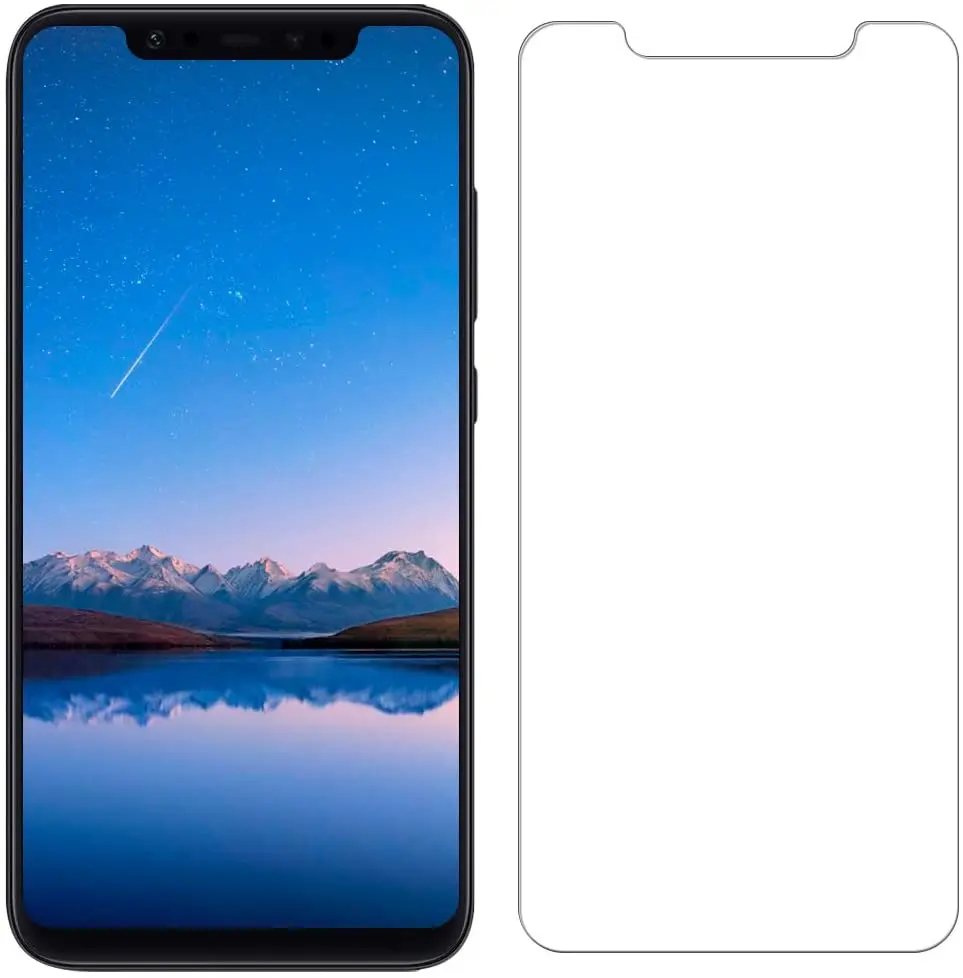 Vetro Temperato Per Xiaomi Mi 8 Lite Di Vetro 9H 2.5D Pellicola Protettiva A Prova Di Esplosione Libera Dello Schermo Del Telefono Copertura