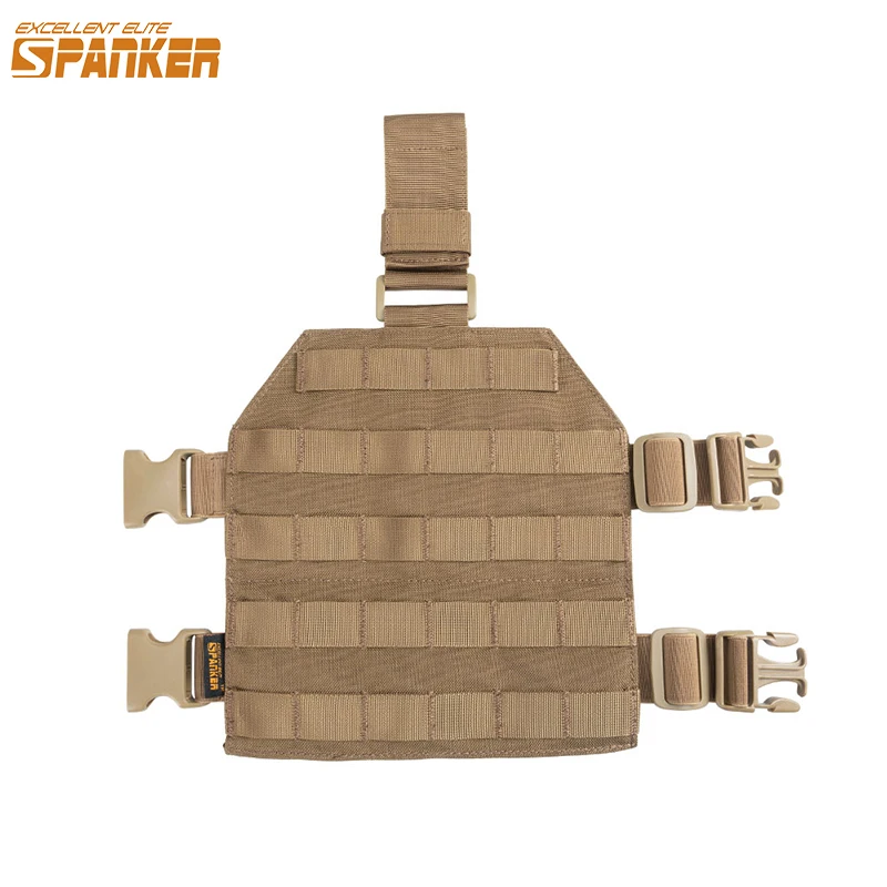  EXCELLENT ELITE SPANKER Outdoor Tactical Legs Hanging Plate Hunting Leg Panel Molle Military Portab