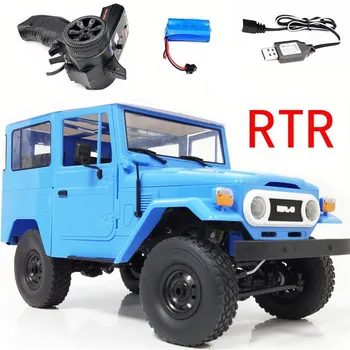

WPL C34 RTR FJ40 Four-wheel Drive RC Car Climbing Off-road 2.4G Proportional Remote Control Car DIY Upgrade Modified Model Toy
