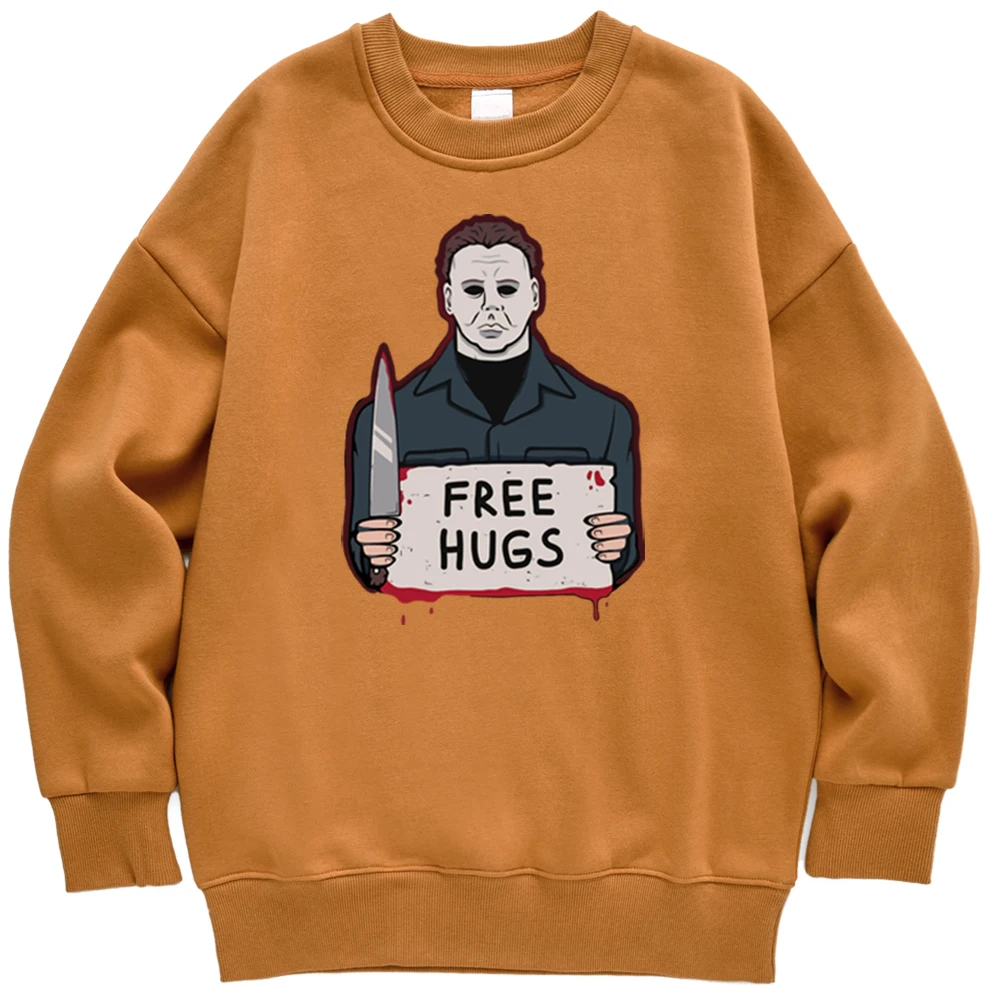 

Texas Chainsaw Massacre Printed Pullover Man Autumn Casual Sweatshirts Fleece Warm Sweatshirt Hoodie Hip Hop Harajuku Streetwear