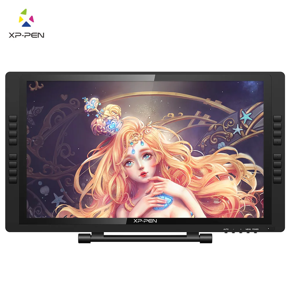 XP-Pen 22E Pro 1080P HD IPS Drawing tablet Graphic Tablet Display Monitor Graphics with 16 Express Keys Supports 4K Displays | Компьютеры