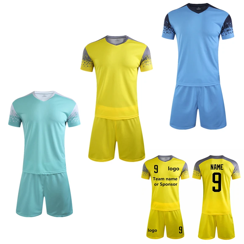 Custom adult Football jersey set kids Soccer Jerseys Club Team Football