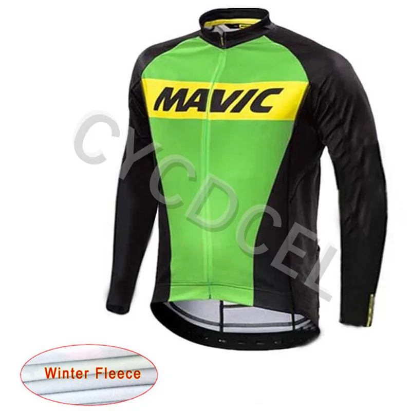 15 Mavic Pro Team, куртки для велоспорта, Зимняя Теплая Флисовая Джерси для велоспорта, теплая куртка для велоспорта, Ropa Ciclismo - Цвет: 15