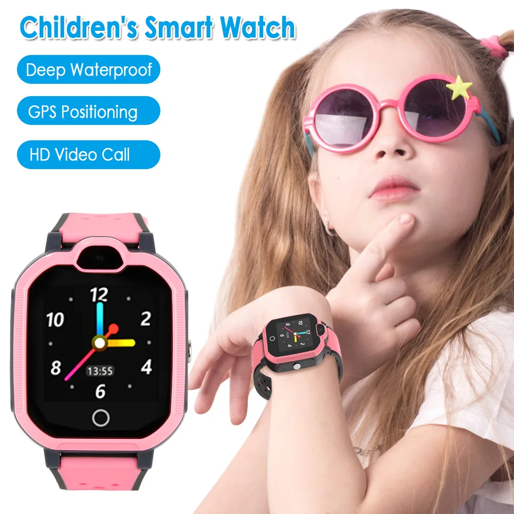 

Kids Smart Watch 4G Wifi GPS Tracker Smartwatch Kids 4g Watch Phone Video Call Waterproof Smart Watch for Child Clock