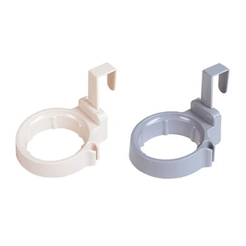 

2Pcs/Set Wall-Mounted Hair Dryer Door Hook Stand Organizer Bathroom Hair Dryer Stand Shelf Storage Fit Home Hotel Dormitory(Ra