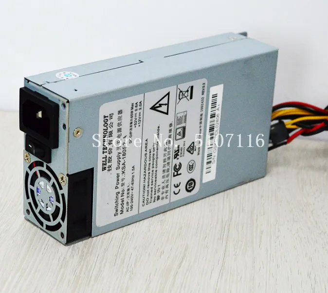 Для KSA-180S2 KSA-180S2-A 12V 5A 52V 2.5A 180W серверный импульсный источник питания будет полностью протестирован перед отправкой