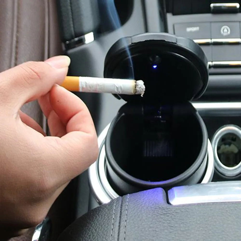 Пепельница светодиодный со съемной коробкой для стайлинга автомобиля