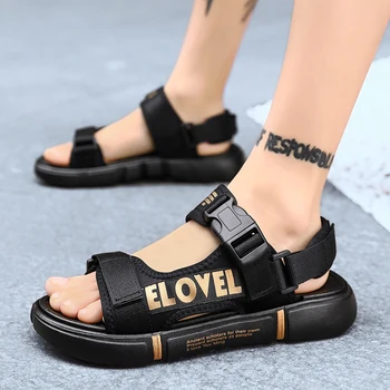 

2020 New Summer Shoes Men Sandals breathable Beach Soft Comfortable Fashion Non-slip Breathable Outdoor Casual Walking shoes
