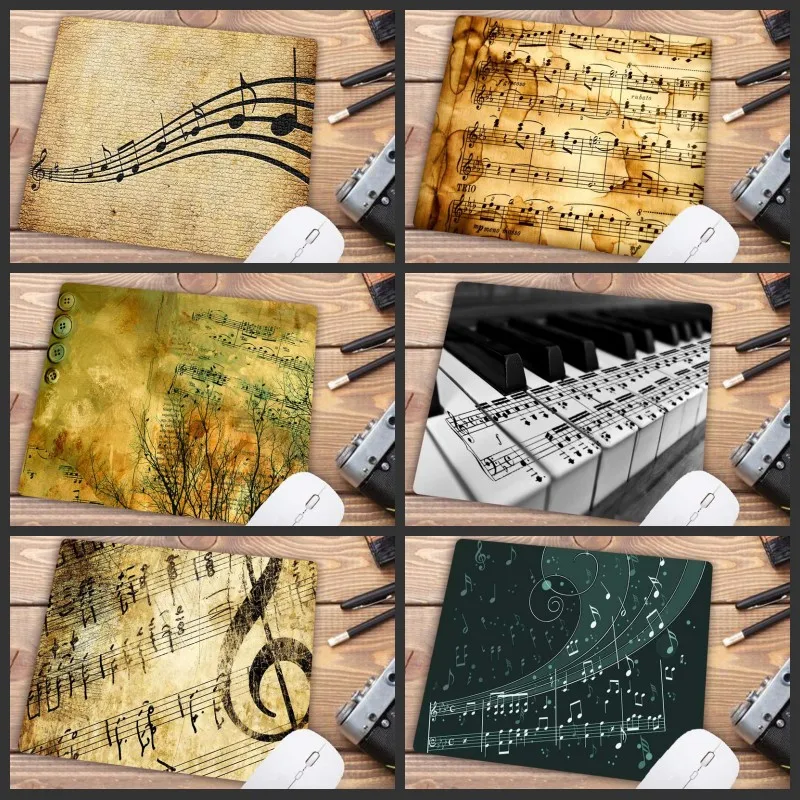 

Mairuig Musical Note DIY Art Mouse Pad Game Player Game Keyboard Pad Computer Tablet Pad Size 22 X 18 Mm