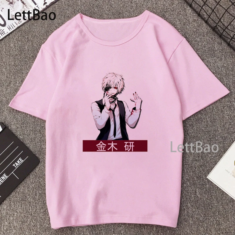 Футболка Kaneki с токийским Гулем в японском стиле Харадзюку футболка со стальным
