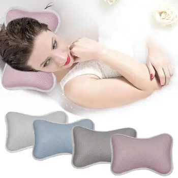 

Bathtub PillowCervical Vertebra Pillow Health And Beauty Massage Pillow Home For SPA Bathroom 3D Mesh Support Cushion