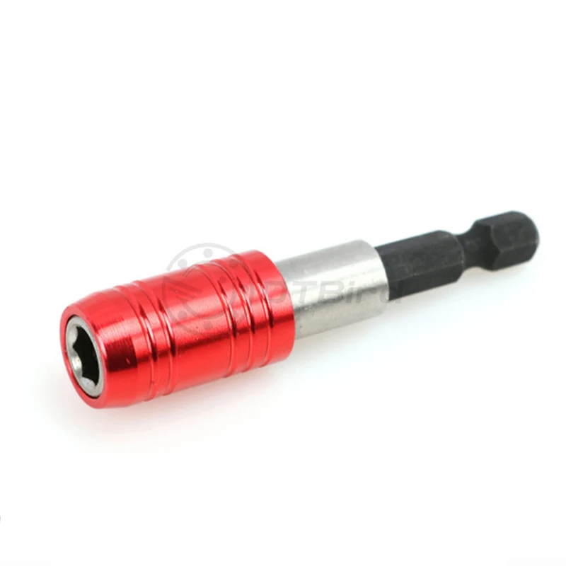 Red Регулируемый 1/4 ''шестигранным хвостовиком Магнитный Тип длинная отвертка гибкий Удлинительный держатель предел расширение шуруп для гипсокартона долото наконечник - Цвет: Red